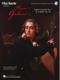 Mauro Giuliani: Guitar Concerto No. 1 in A Major Opus 30 (noty na kytaru) (+audio)