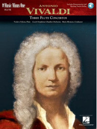 Antonio Vivaldi: Flute Concerti in D Major, G Major, A Minor (noty na příčnou flétnu) (+audio)