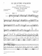 Antonio Vivaldi: The Four Seasons / Čtvero ročních období (noty na příčnou flétnu) (+audio)