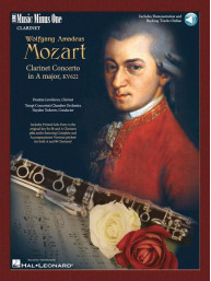 Mozart: Clarinet Concerto in A Major, K. 622 (noty na klarinet) (+audio)