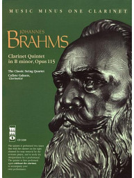 Johannes Brahms: Clarinet Quintet in B minor, Op. 115 (noty na klarinet) (+audio)