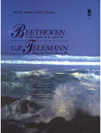 Beethoven: Cello Sonata in A, Op. 69 & Telemann: Duet for Two Cellos in Bb (noty na violoncello) (+audio)