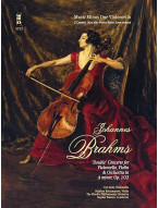 Johannes Brahms: Double Concerto for Violoncello, Violin & Orchestra in A minor, Op. 102 (noty na violoncello, housle) (+audio)