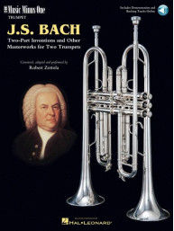 J.S. Bach: 2-Part Inventions for 2 Trumpets (noty pro 2 trubky) (+audio)
