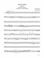 Franz Simandl: 30 Etudes for Double Bass (noty na kontrabas) (+audio)