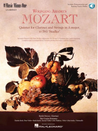 Wolfgang Amadeus Mozart: Quintet in A, KV581 (noty na klarinet) (+audio)