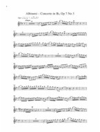Tomaso Albinoni: Oboe Concerti (noty na hoboj) (+audio)