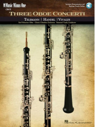 Telemann, Händel, Vivaldi: 3 Oboe Concerti (noty na hoboj) (+audio)