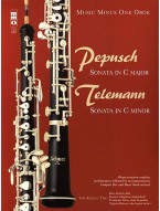 Pepusch: Sonata in C Major & Telemann: Sonata in C minor (noty na hoboj) (+audio)