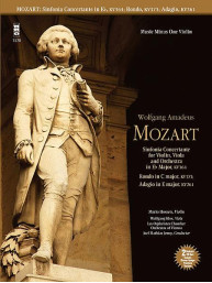 Mozart: Sinfonia Concertante in E-flat, KV364 & Adagio in E & Rondo in C (noty na housle) (+audio)