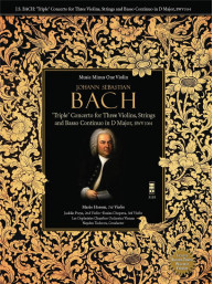 J.S. Bach: Triple Concerto for 3 Violins in C Major, BWV 1064 (noty na housle) (+audio)