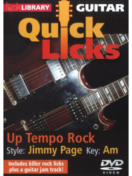 Lick Library: Jimmy Page (Led Zeppelin) Quick Licks Volume 2 - Up Tempo Rock (video škola hry na kytaru)