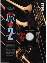 Easy Jazz Duets for 2 Trombones and Rhythm Section (noty pro 2 pozouny) (+audio)