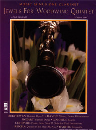Jewels for Woodwind Quintet (noty na klarinet) (+audio)