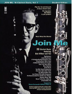 Bob Wilbur: Join Me - 16 Clarinet Duets (noty pro 2 klarinety) (+audio)