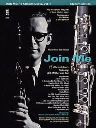 Bob Wilbur: Join Me - 16 Clarinet Duets (noty pro 2 klarinety) (+audio)