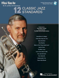 12 Classic Jazz Standards (noty na nástroje Eb, Bb, basového klíče) (+audio)