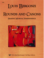 Louis Bergonzi: Rounds And Canons - Shaping Musical Independence (noty na violoncello)