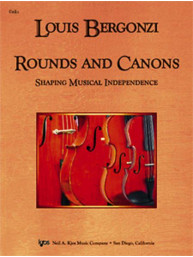 Louis Bergonzi: Rounds And Canons - Shaping Musical Independence (noty na violoncello)