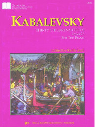 Dmitrij Kabalevskij: 30 Childrens Pieces Opus 27 (noty na klavír)