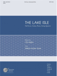 Ola Gjeilo: The Lake Isle (noty na kytaru, klavír, smyčcový kvartet)