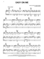Adele: Easy on Me (noty na klavír, zpěv, akordy)