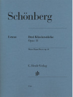 Arnold Schönberg: Three Piano Pieces op. 11 (noty na klavír)