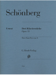 Arnold Schönberg: Three Piano Pieces op. 11 (noty na klavír)