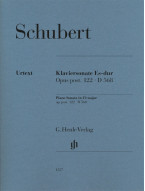 Franz Schubert: Piano Sonata E flat major op. post. 122 D 568 (noty na klavír)