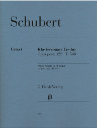 Franz Schubert: Piano Sonata E flat major op. post. 122 D 568 (noty na klavír)