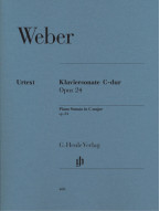 Carl Maria von Weber: Piano Sonata C major op. 24 (noty na klavír)
