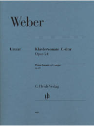 Carl Maria von Weber: Piano Sonata C major op. 24 (noty na klavír)