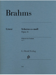 Johannes Brahms: Scherzo In E Flat Minor Op.4 (noty na klavír)