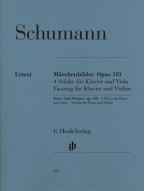 Robert Schumann: Fairy-Tale Pictures op. 113 (noty na housle, klavír)