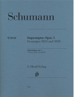 Robert Schumann: Impromptus op. 5, Versions 1833 and 1850 (noty na klavír)