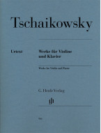 Čajkovskij: Works for Violin and Piano (noty na housle, klavír)
