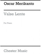 Oskar Merikanto: Valse Lente (noty na klavír)