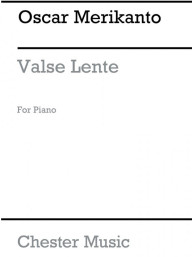Oskar Merikanto: Valse Lente (noty na klavír)
