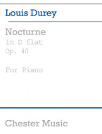Louis Durey: Nocturne In D Flat, Op.40 (noty na klavír)