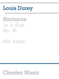 Louis Durey: Nocturne In D Flat, Op.40 (noty na klavír)