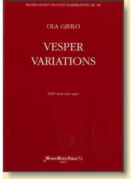 Ola Gjeilo: Vesper Variations - SATB (noty na sborový zpěv)