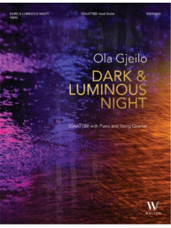 Ola Gjeilo: Dark & Luminous Night - SSAATTBB (noty na sborový zpěv) - SADA 5 ks