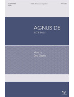 Ola Gjeilo: Agnus Dei - SATB (noty na sborový zpěv) - SADA 5 ks