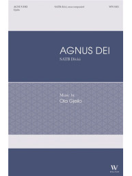 Ola Gjeilo: Agnus Dei - SATB (noty na sborový zpěv) - SADA 5 ks