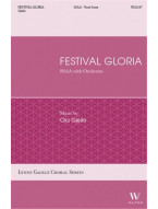 Ola Gjeilo: Festival Gloria - SSAA (noty na sborový zpěv, klavír) - SADA 5 ks