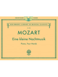 Mozart: Eine kleine Nachtmusik / Malá noční hudba (noty na čtyřruční klavír) (+audio)