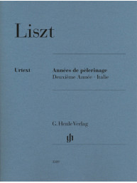 Franz Liszt: Années de p?lerinage, Deuxi?me Année – Italie (noty na klavír)