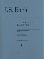 J.S. Bach: French Suite I in D Minor BWV 812 (noty na klavír)