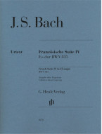 J.S. Bach: French Suite IV in Eb Major BWV 815 (noty na klavír)