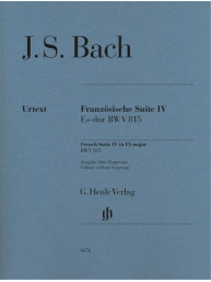 J.S. Bach: French Suite IV in Eb Major BWV 815 (noty na klavír)